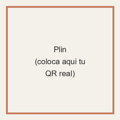 Código QR de Plin
